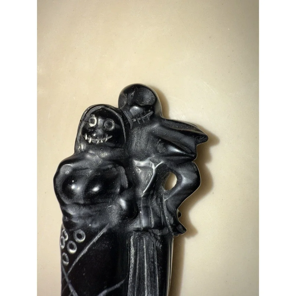 The Nightmare Before Christmas Black Obsidian Figurine Jack, Sally, and Zero